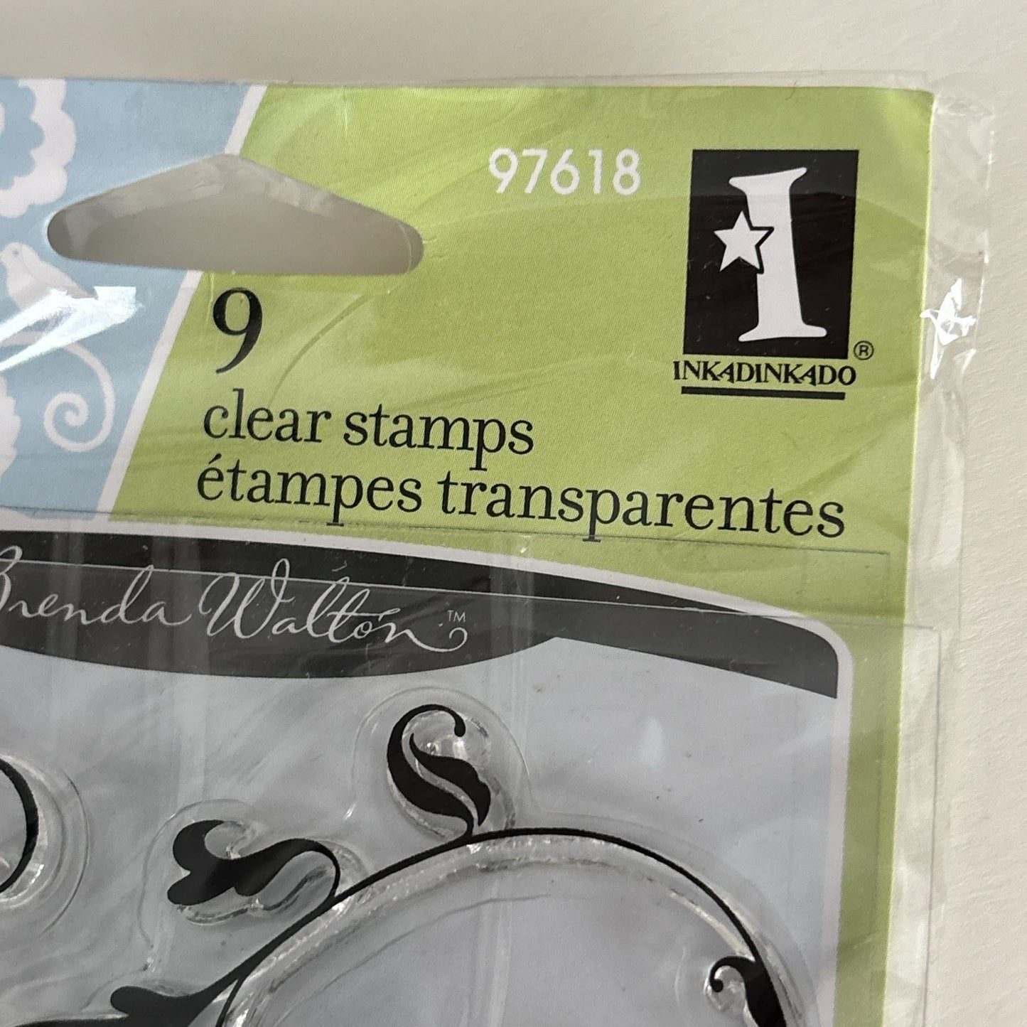 Inkadinkado Clear Stamps Flourishes Floral Nature Owl Brenda Walton Cardmaking Craft 97618