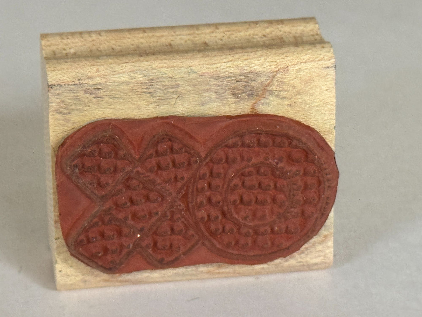 Stampin Up Rubber Stamp XO Bandage Get Well Soon Card Making Love Message Symbol
