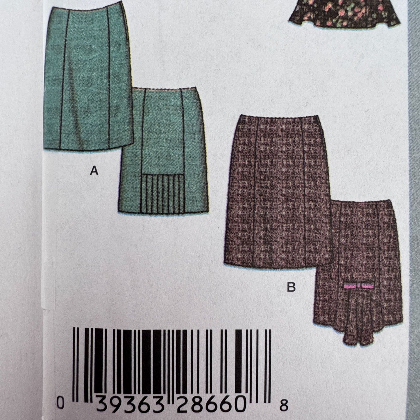 Simplicity Sewing Pattern 4787 Midi Skirt Y2K Office Core Feminine Workwear 14-20 Uncut Career