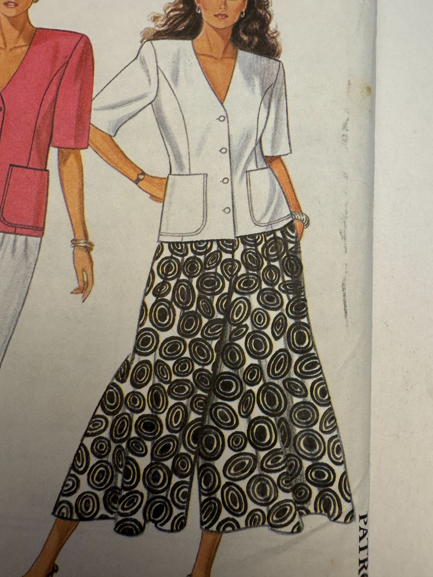 Simplicity Sewing Pattern 7235 Skirt Culottes Jacket Blazer 8-20 Vintage Uncut