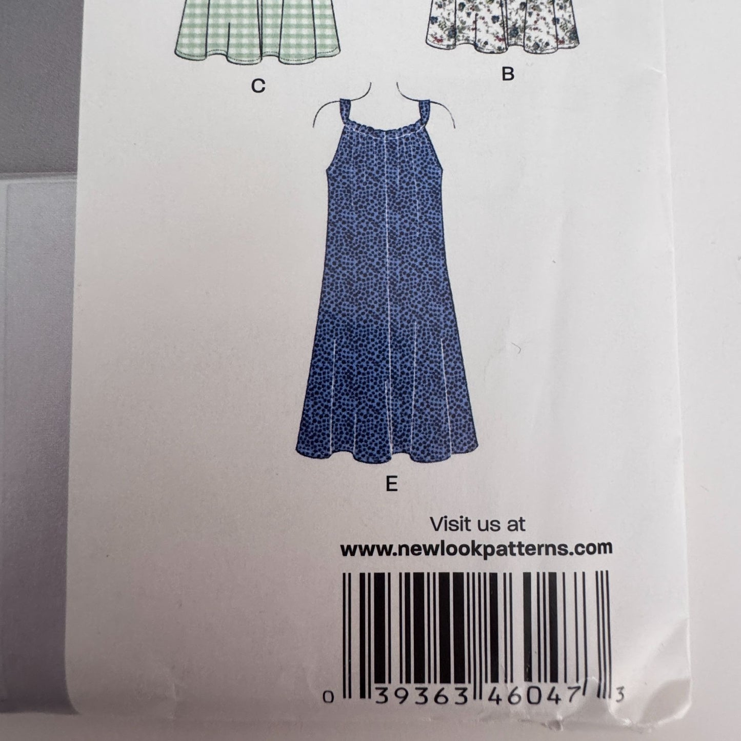 Simplicity Sewing Pattern 6047 Summer Dress Boho Sundress Easy Cruise 10-22 Uncut