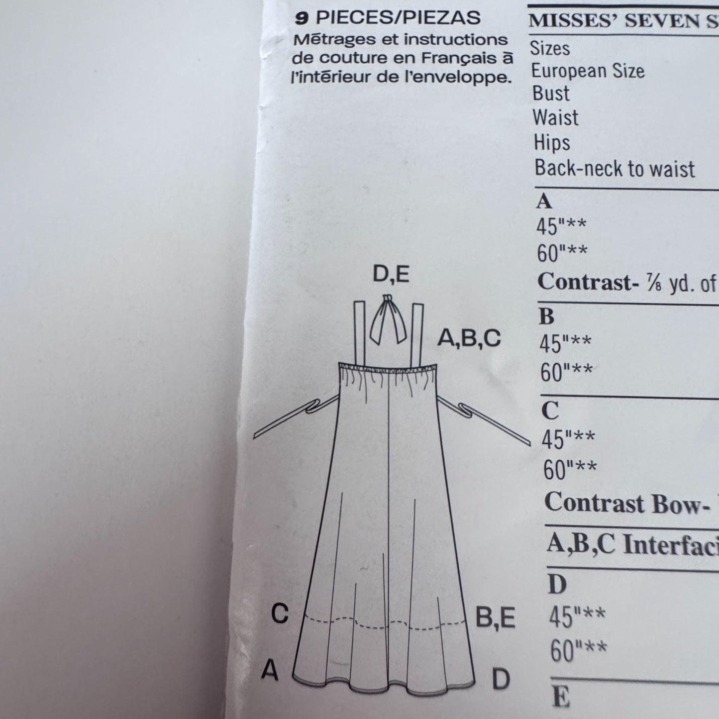 Simplicity Sewing Pattern 6047 Summer Dress Boho Sundress Easy Cruise 10-22 Uncut