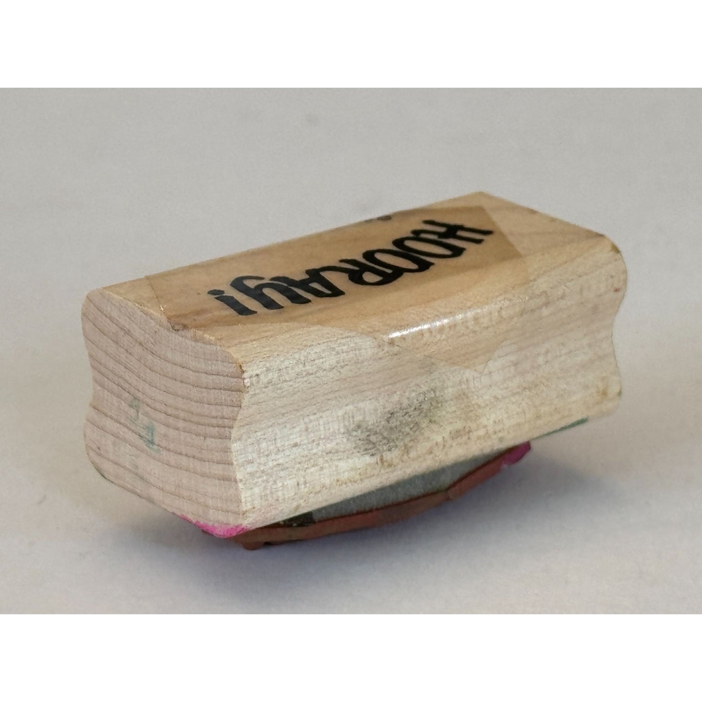 Stampin Up Rubber Stamp Hooray Celebration Card Making Craft Tool Wood Mounted