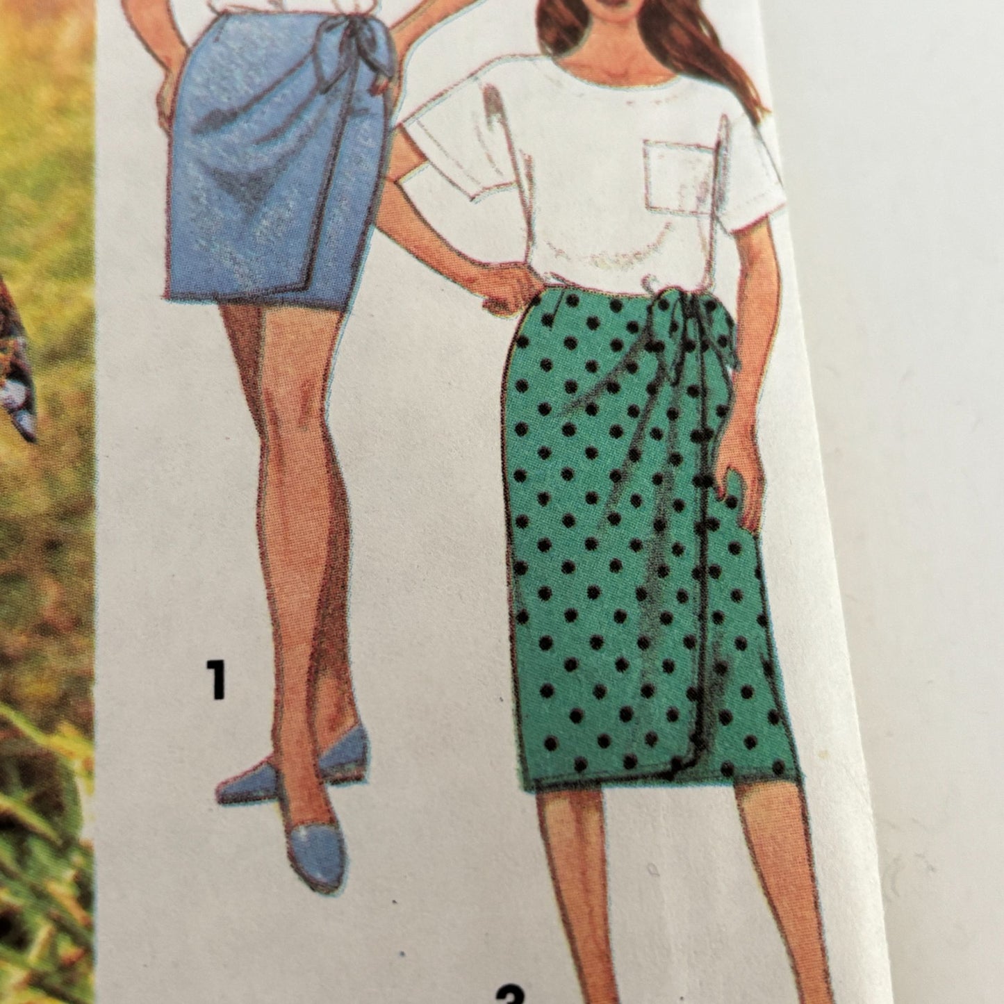 Simplicity Sewing Pattern 8304 Two Hour Sarong Skirt Casual Misses 8 10 12 14 UC