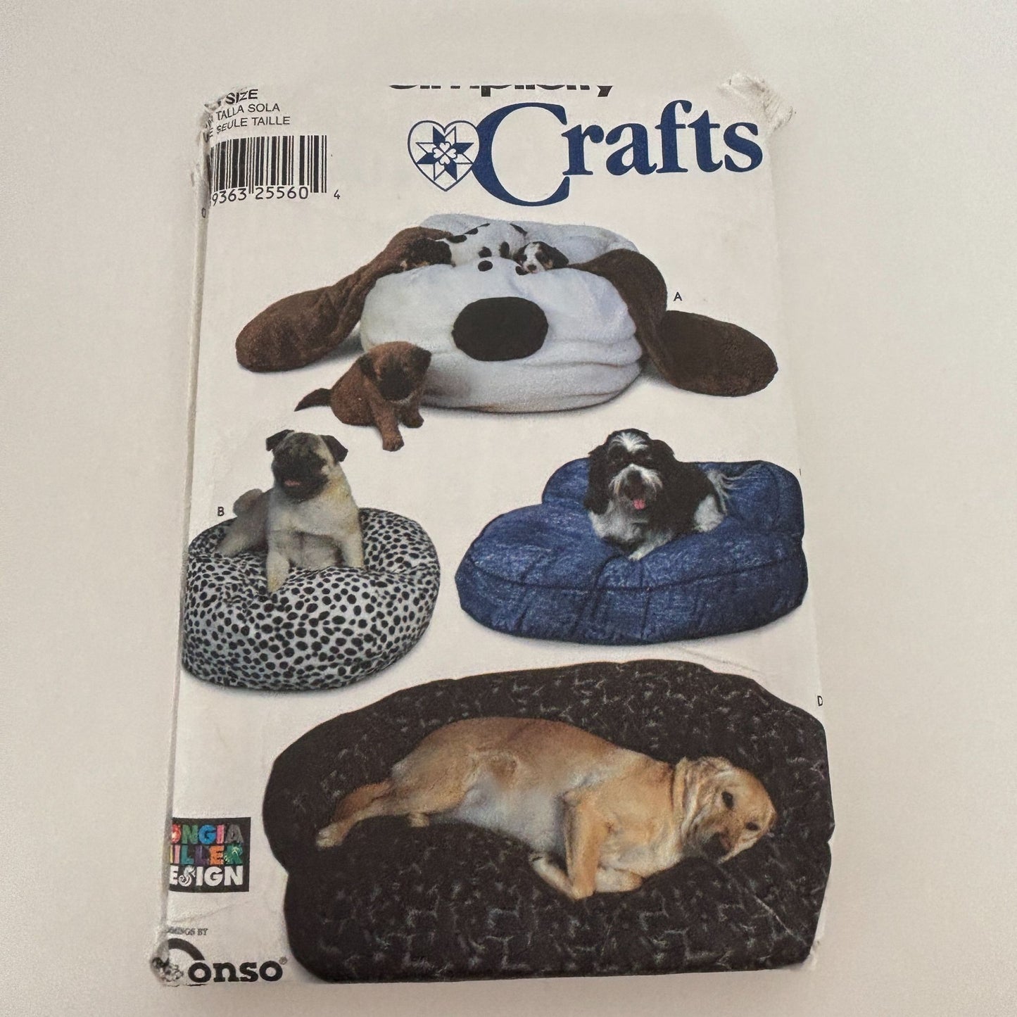 Simplicity Sewing Pattern 7014 Dog Beds Home Decor Pet Animal Longia Miller UC