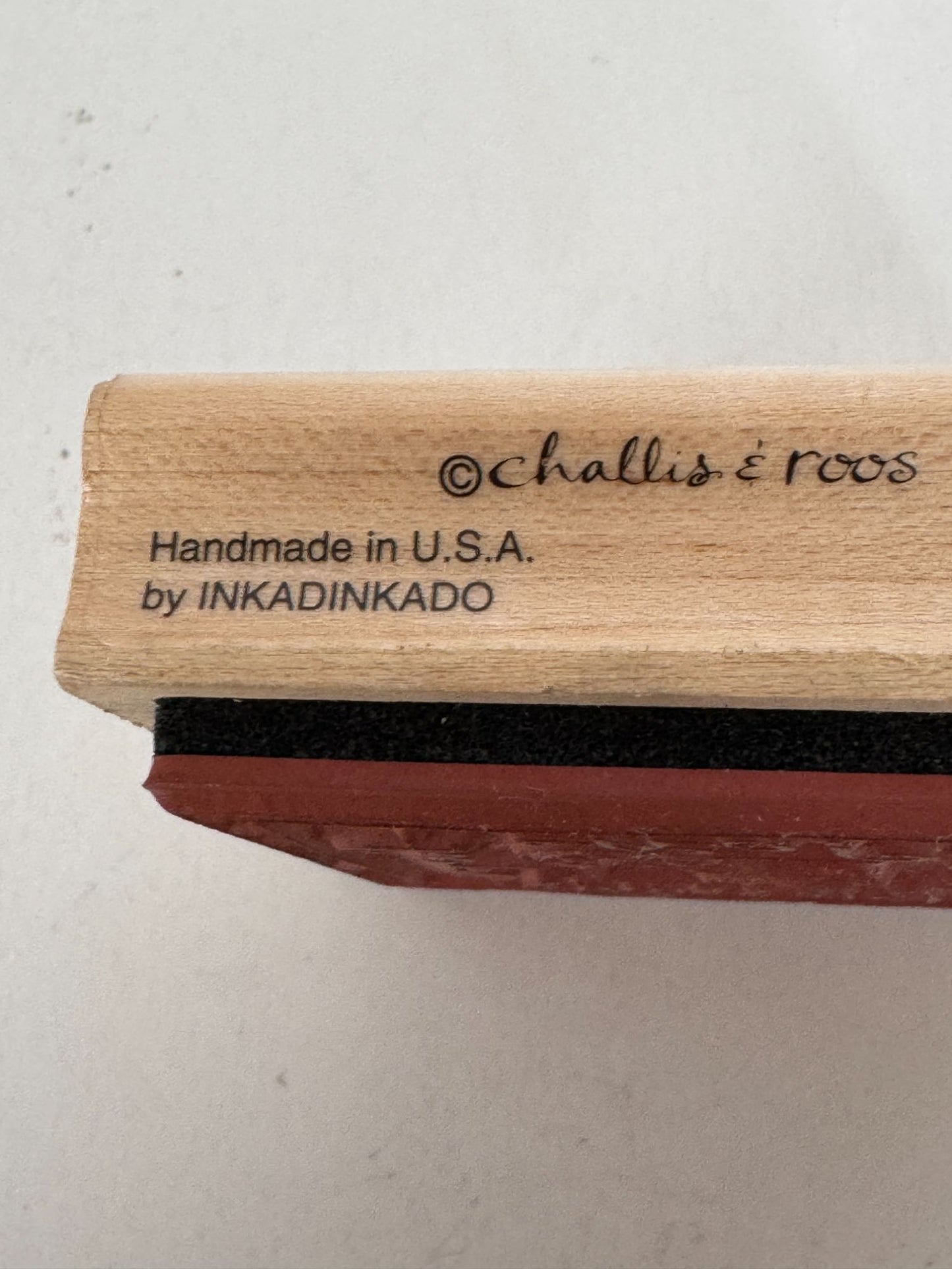 Inkadinkado Rubber Stamp Baby Shower Card Making Words Love Joy Hope Blessings