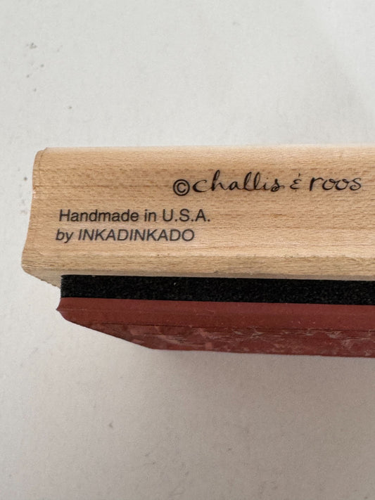 Inkadinkado Rubber Stamp Baby Shower Card Making Words Love Joy Hope Blessings