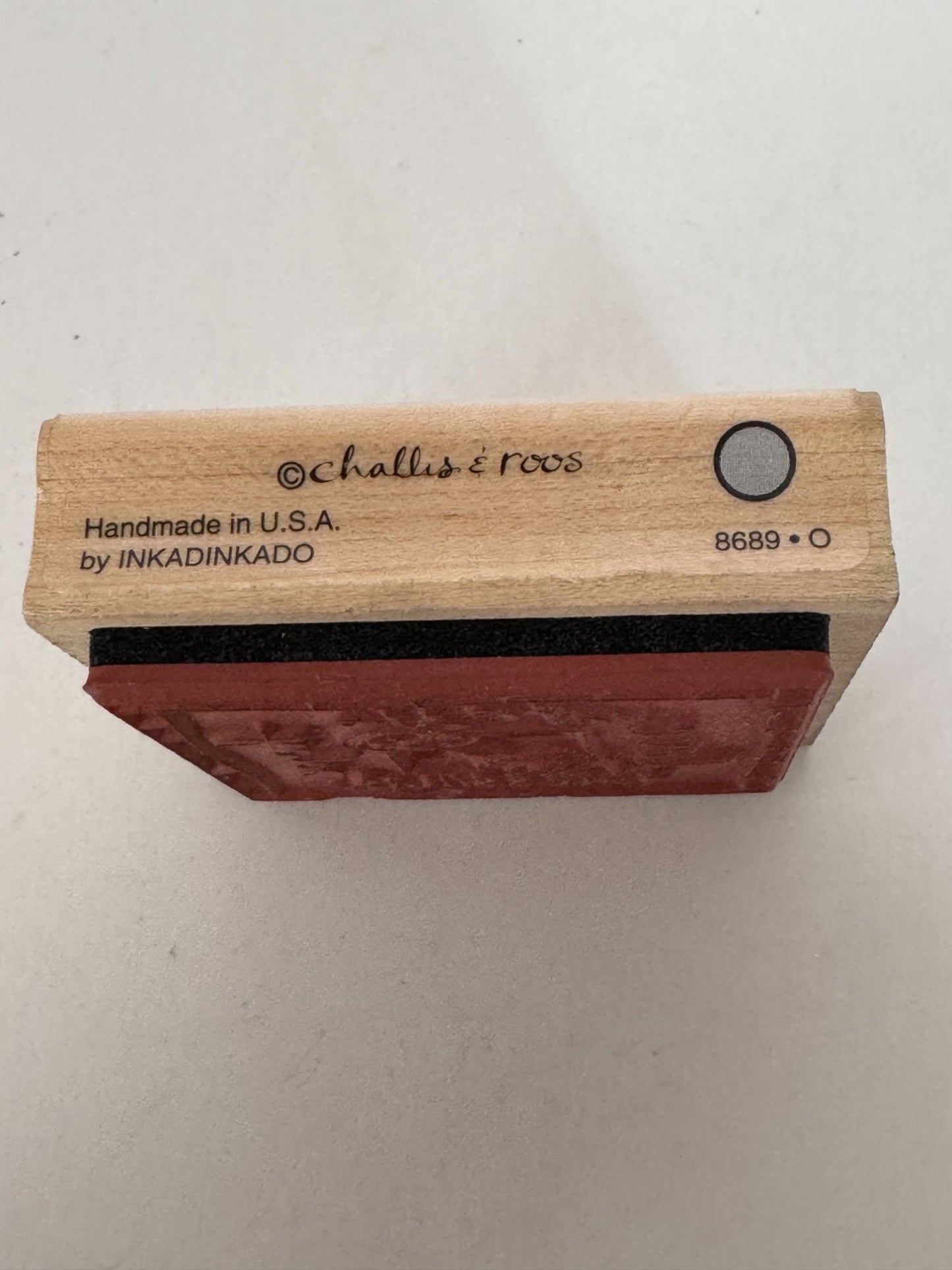 Inkadinkado Rubber Stamp Baby Shower Card Making Words Love Joy Hope Blessings