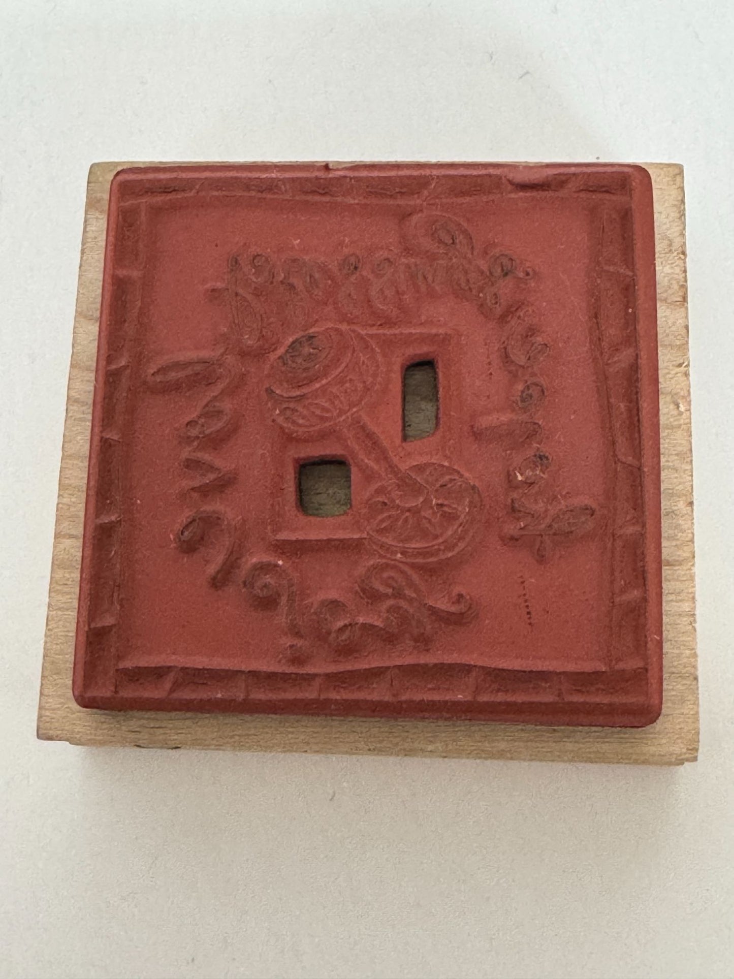 Inkadinkado Rubber Stamp Baby Shower Card Making Words Love Joy Hope Blessings