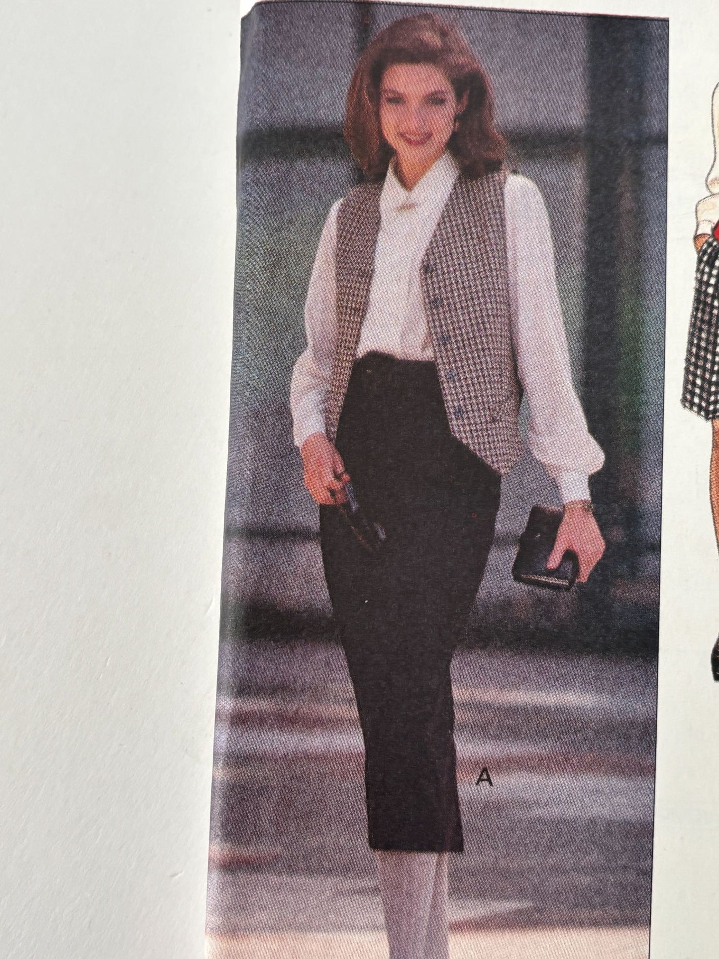 Butterick Sewing Pattern 6407 Vest Shirt Top Shorts Easy 90s Preppy 6 8 10 UC