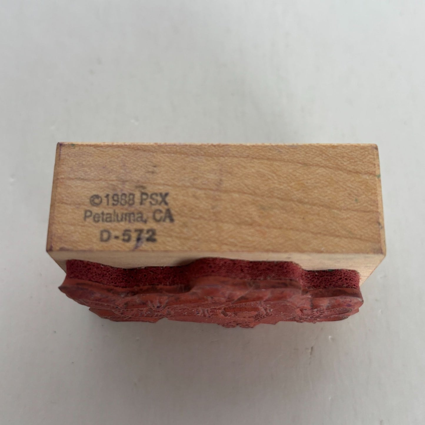 PSX Rubber Stamp Bunny Rabbit Rag Doll Country Primitive Toy Card Making D-572