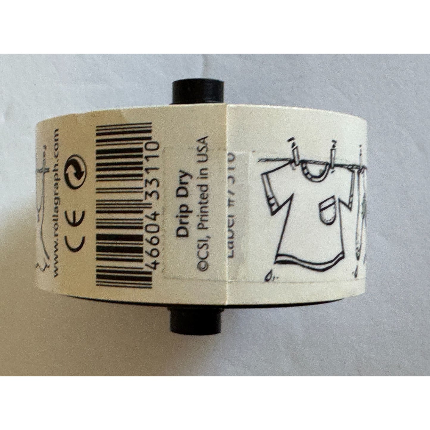 Stampin Around Rubber Stamp Drip Dry Rollagraph Roller Laundry Line Border Birds