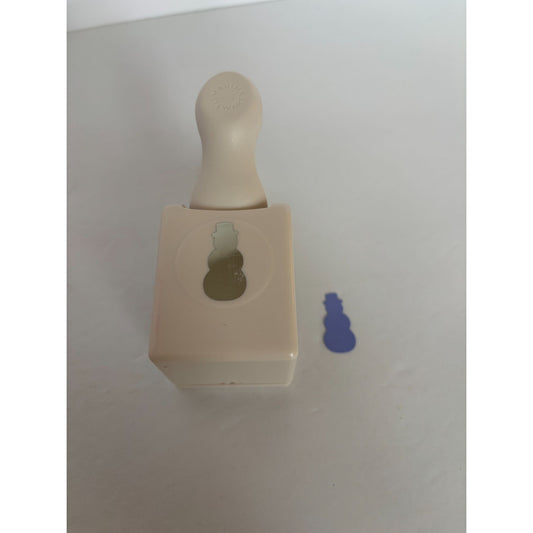 Martha Stewart Crafts Paper Punch Snowman Christmas Holidays Card Making Small