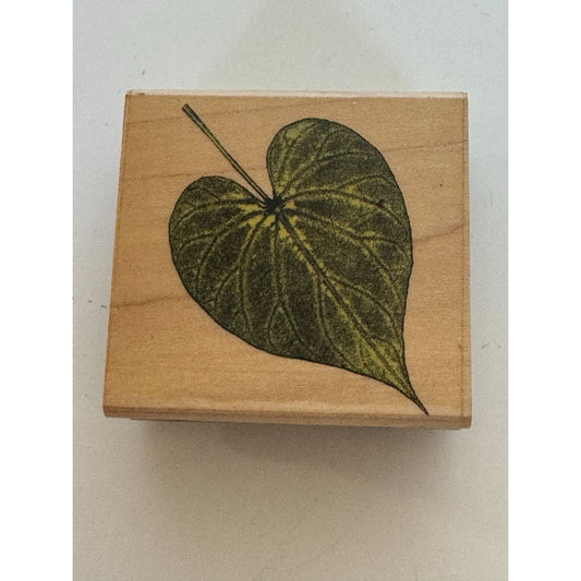 Hero Arts Rubber Stamp Small Redbud Leaf Nature Poetic Prints Card Making Craft