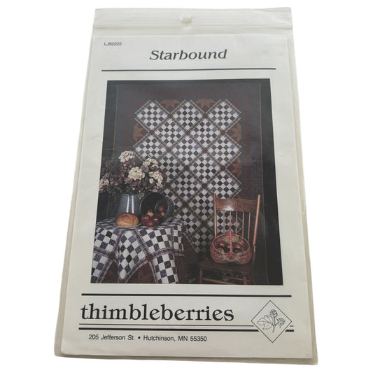Thimbleberries Starbound Bed Quilt Pattern by Lynette Jensen Quilting Project