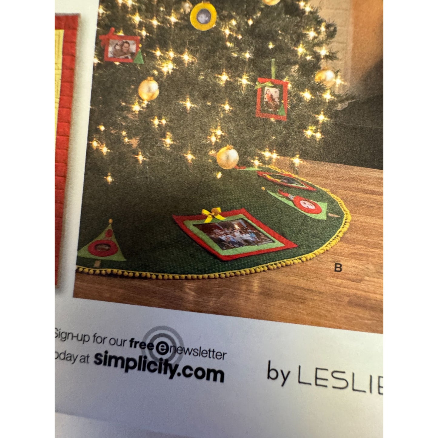 Simplicity Sewing Pattern 2488 Christmas Tree Ornaments Stocking Wall Hanging Uncut