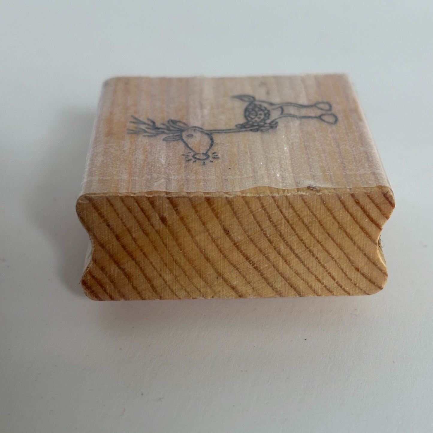 CraftSmart Rubber Stamp Rudolph Red Nosed Reindeer Christmas Card Making Holiday