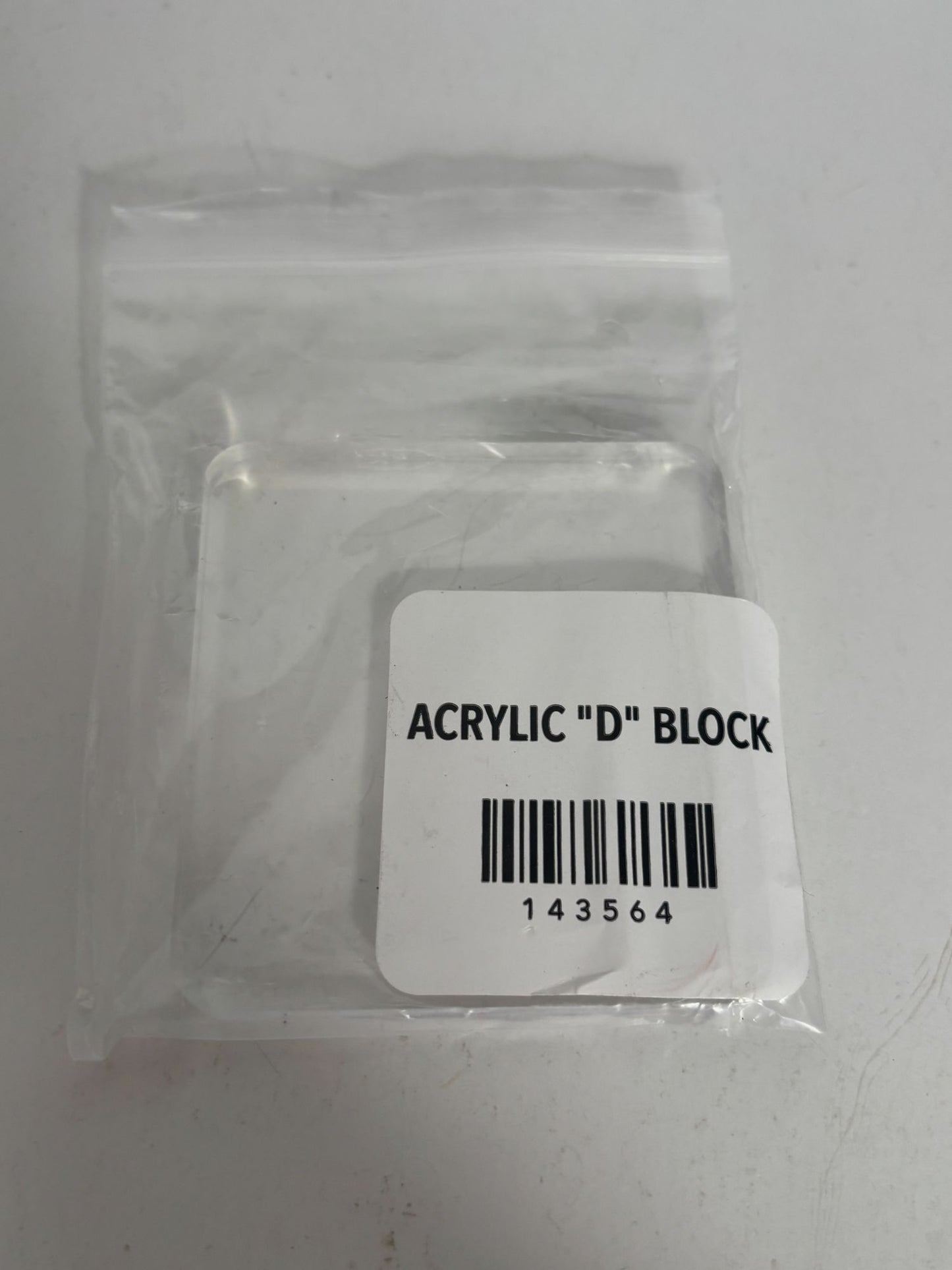 Paper Pumpkin Clear Acrylic Block Size D Stamping and Crafts 2.75 Inch Square