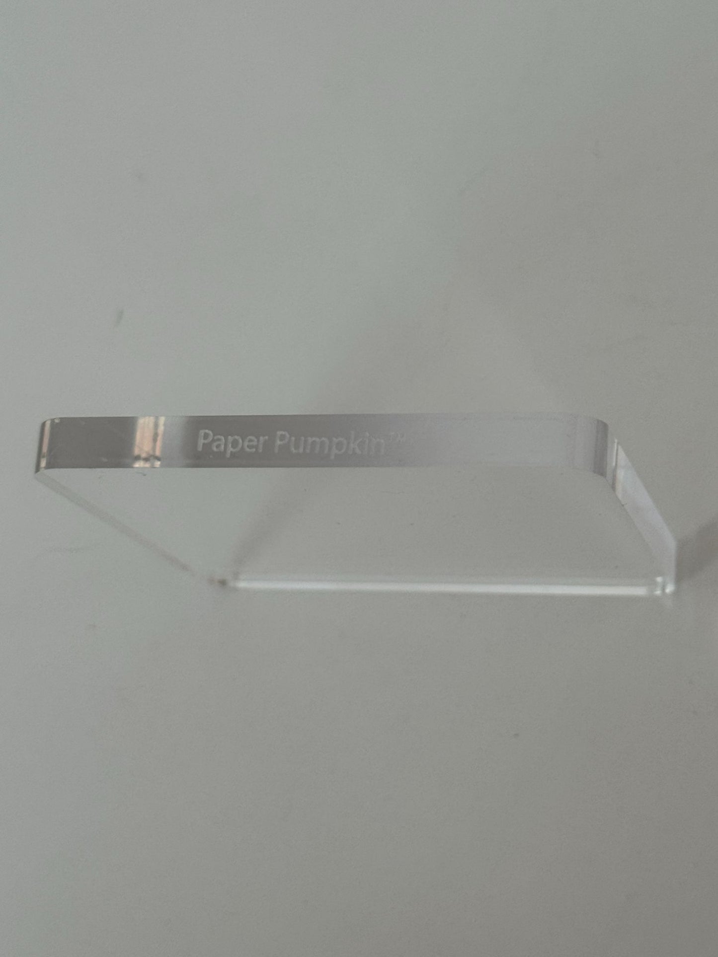 Paper Pumpkin Clear Acrylic Block Size D Stamping and Crafts 2.75 Inch Square