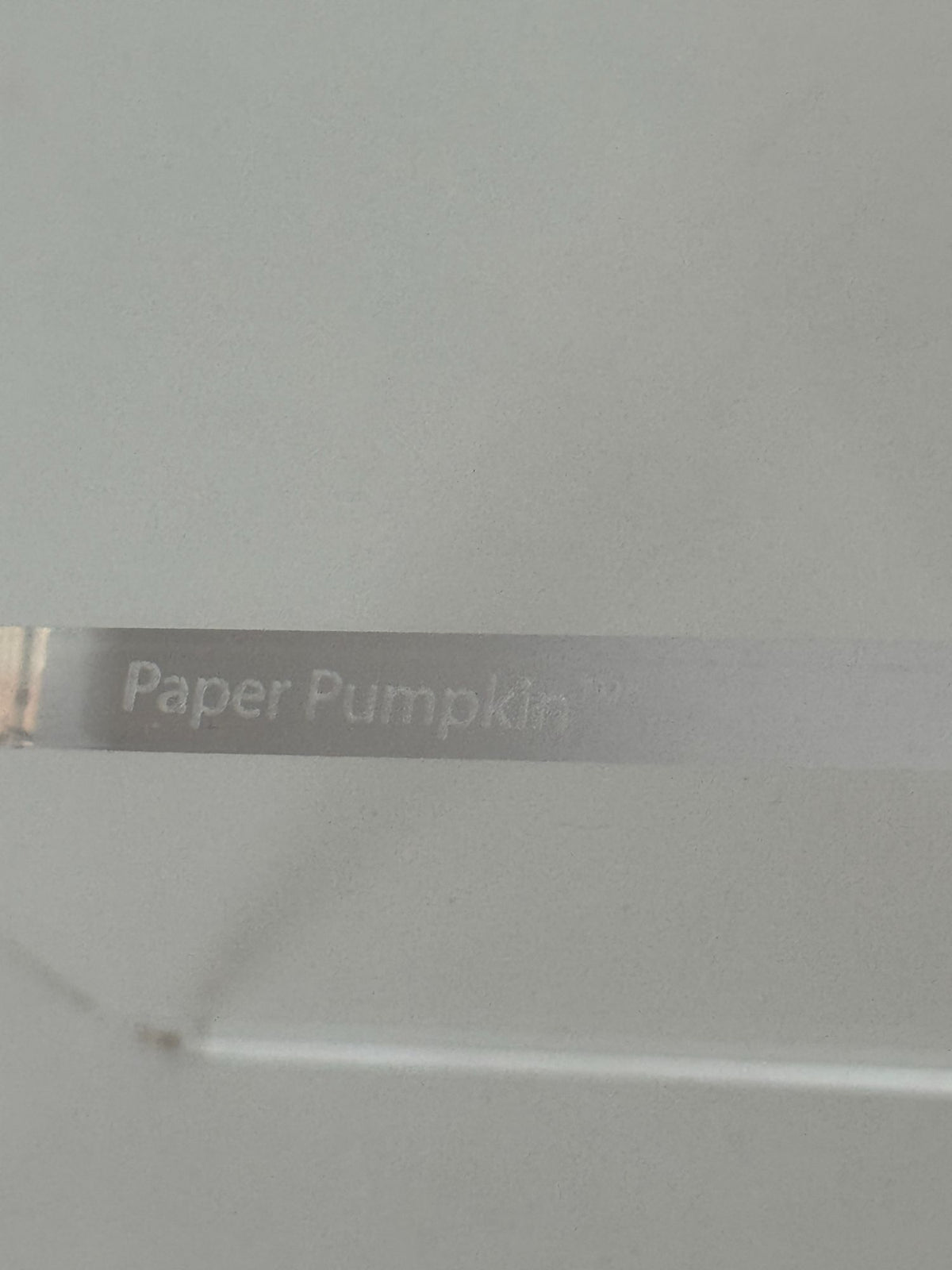 Paper Pumpkin Clear Acrylic Block Size D Stamping and Crafts 2.75 Inch Square
