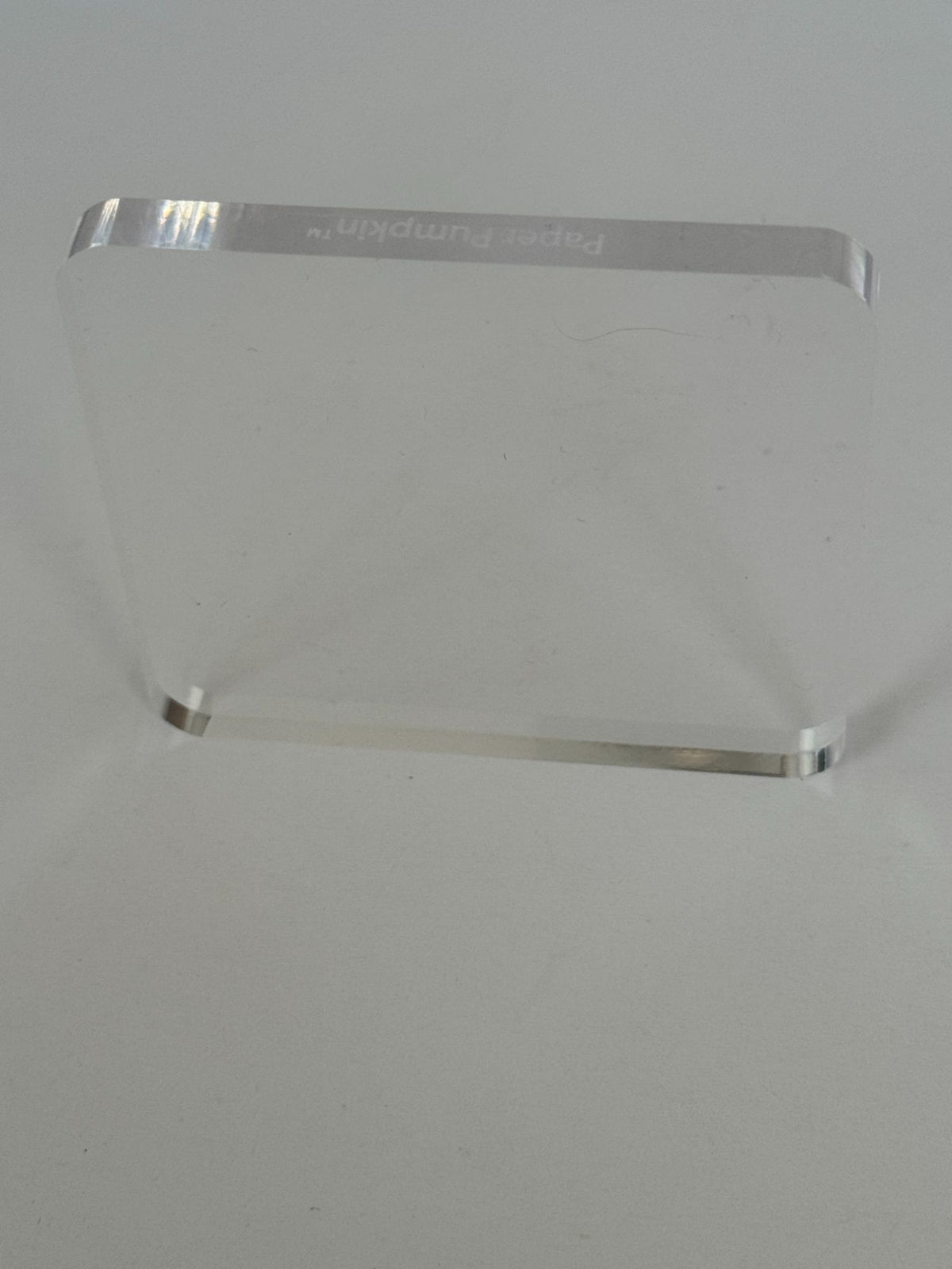 Paper Pumpkin Clear Acrylic Block Size D Stamping and Crafts 2.75 Inch Square