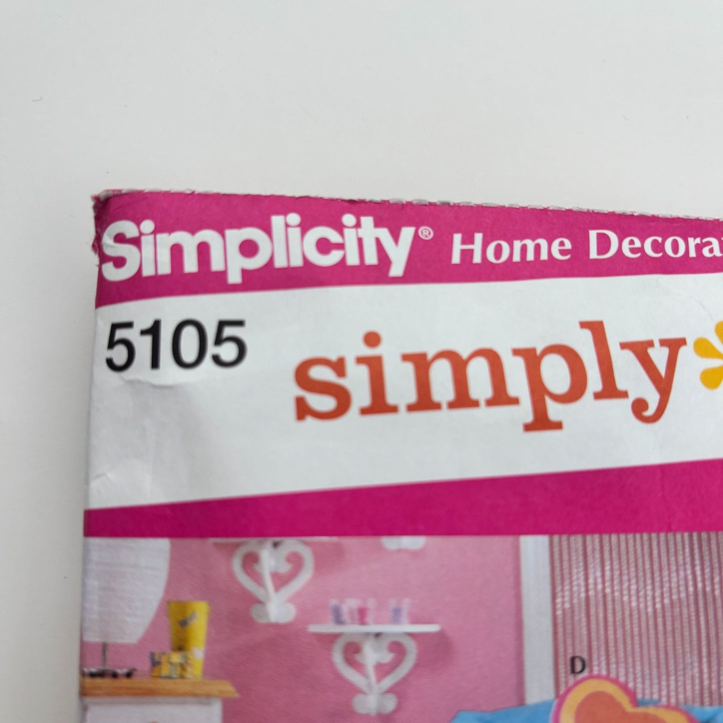 Simplicity Sewing Pattern 5105 Teen Room Accessories Easy Pillows Bean Bag Chair Home Decor