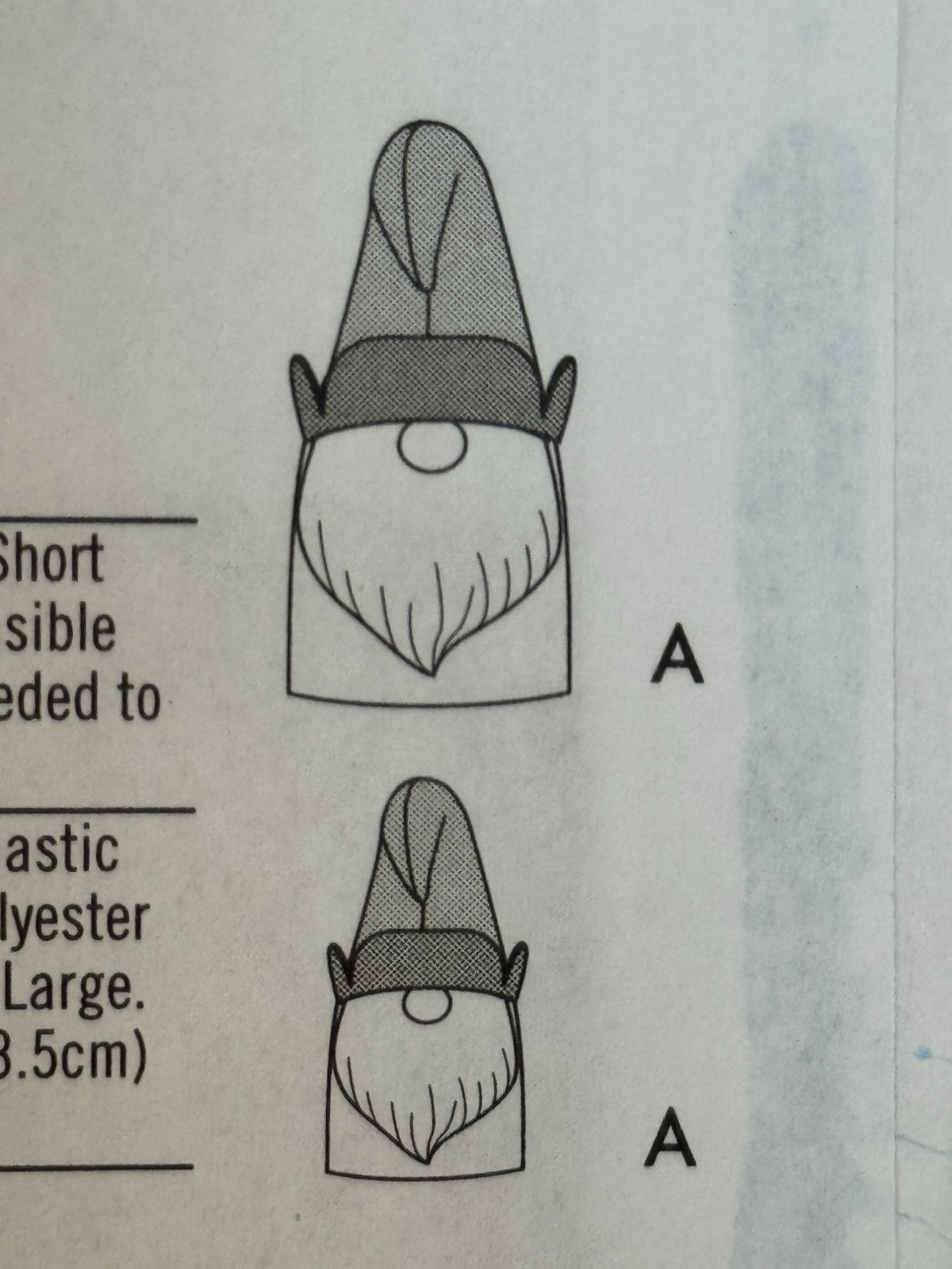 Kwik Sew Sewing Pattern K4322 Gnomes Holiday Home Decor Christmas Thanksgiving