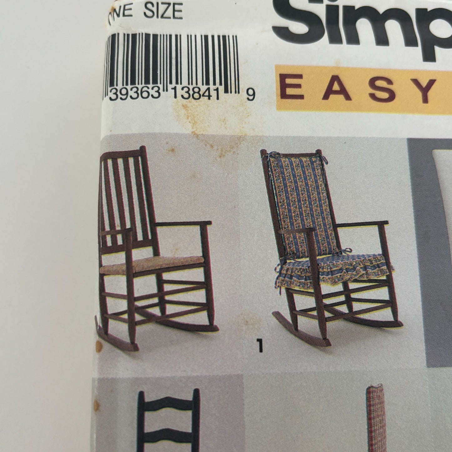 Simplicity Sewing Pattern 8329 Parson Dining Room Chair Slipcovers Rocking Cover