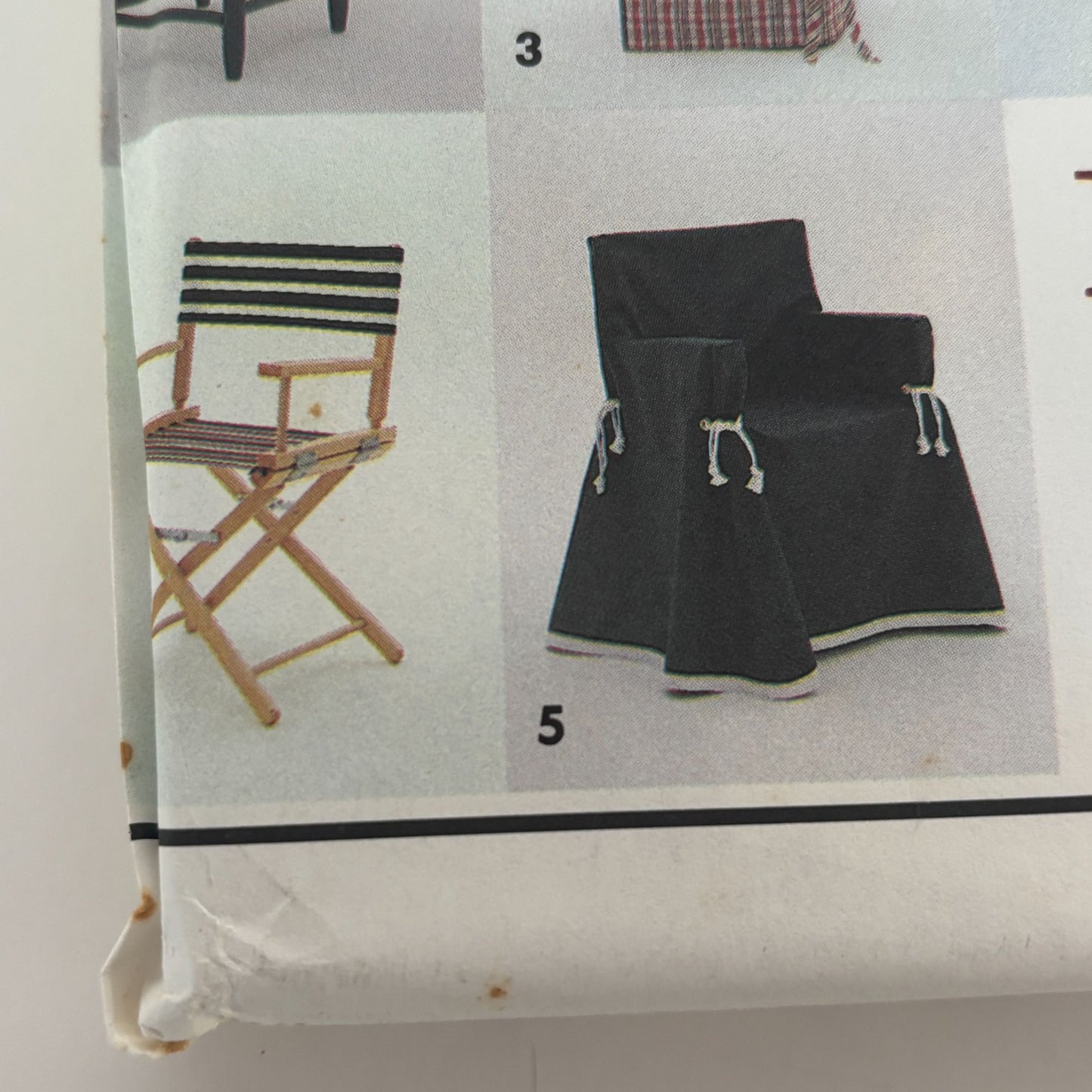 Simplicity Sewing Pattern 8329 Parson Dining Room Chair Slipcovers Rocking Cover