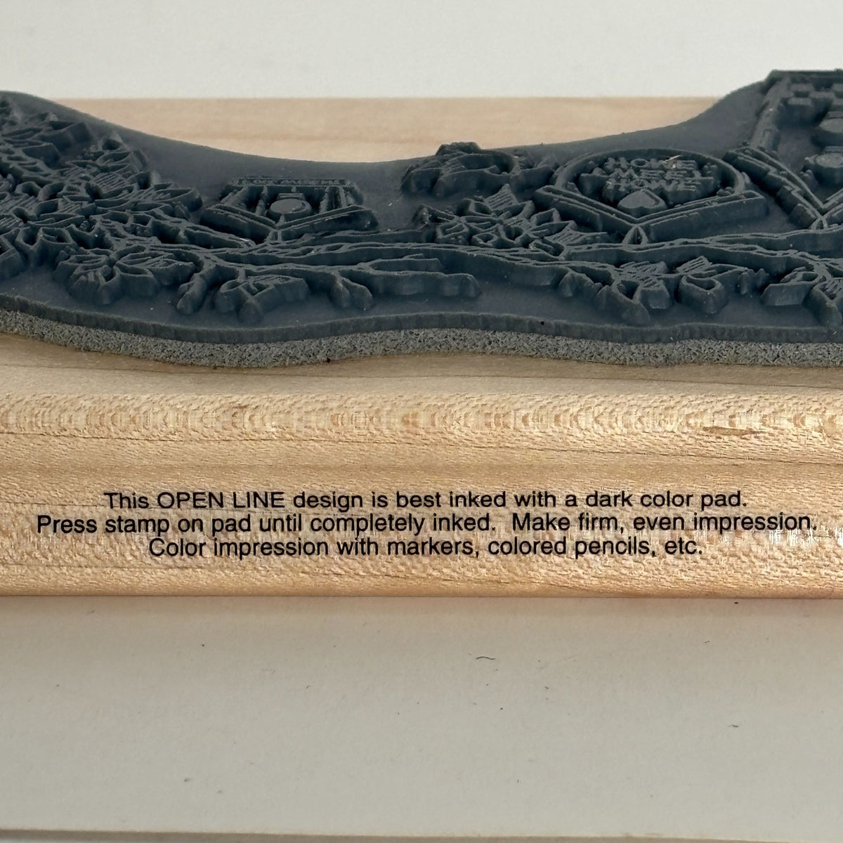 Stampendous Birdhouse Rubber Stamp Home Tweet Home Real Estate Agent Bird Pun