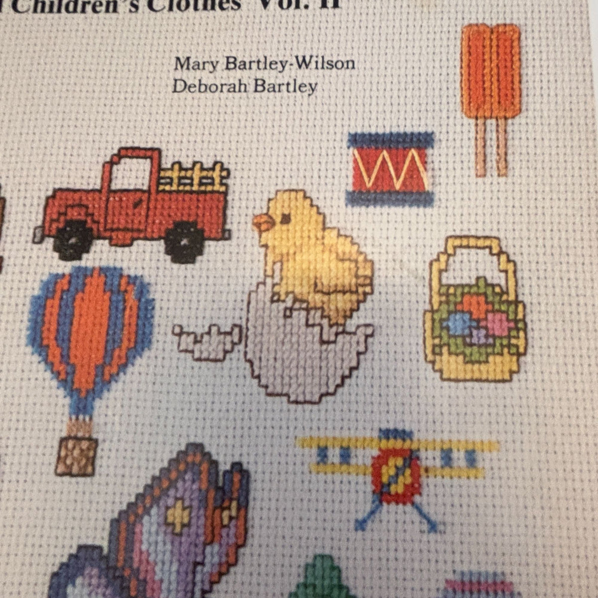Graphworks Cross Stitch Patterns Leaflet Mini Motif Baby Childrens Clothes V2