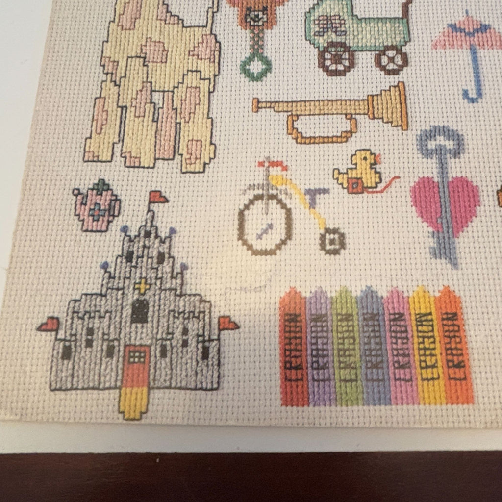 Graphworks Cross Stitch Patterns Leaflet Mini Motif Baby Childrens Clothes V2