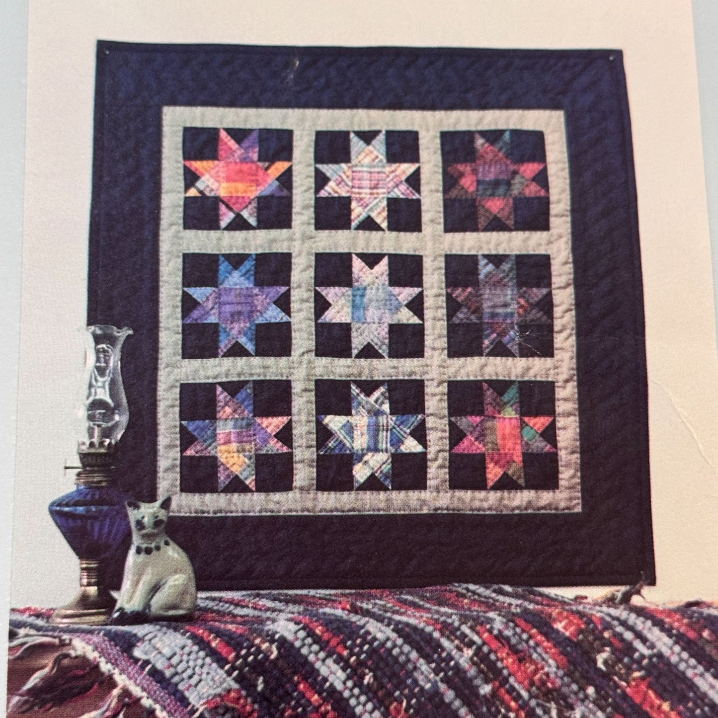 Country Threads Pieced Quilt Pattern Star Light Star Bright Americana Wall 121