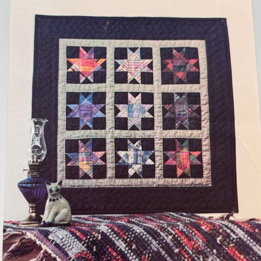 Country Threads Pieced Quilt Pattern Star Light Star Bright Americana Wall 121