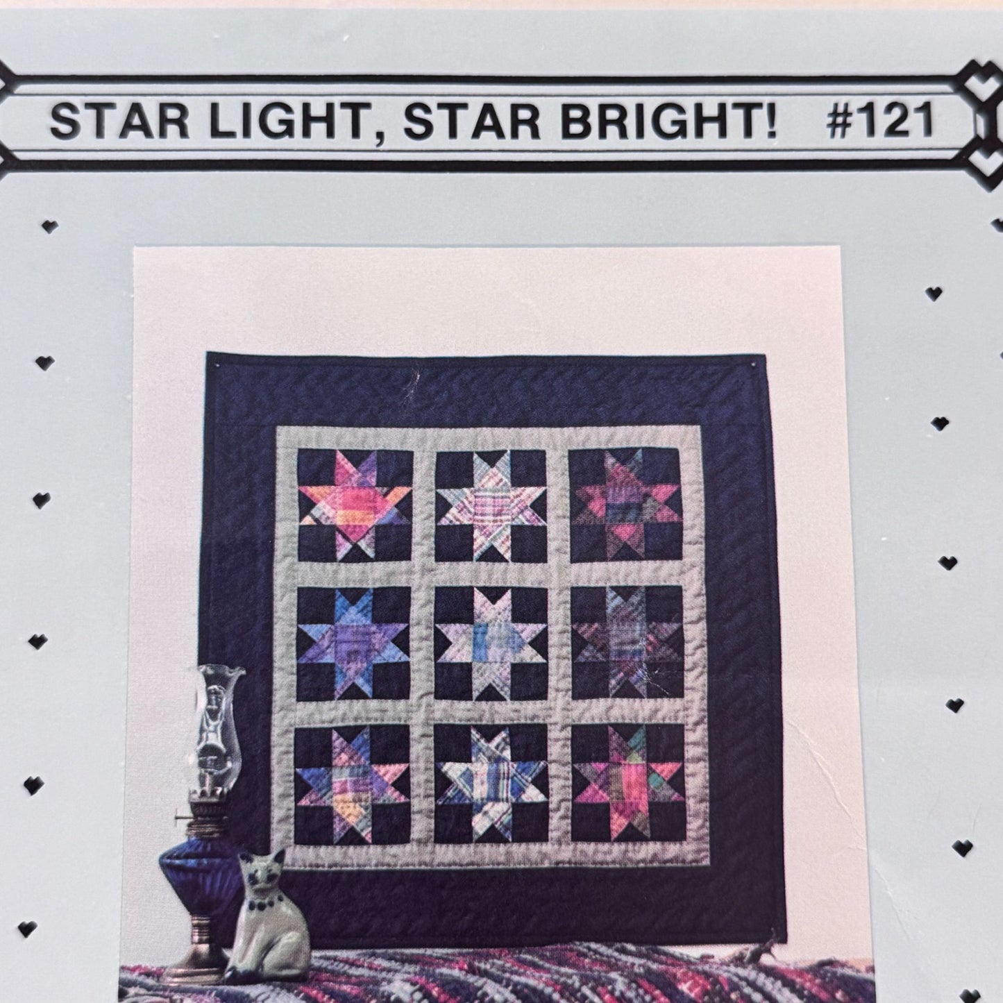 Country Threads Pieced Quilt Pattern Star Light Star Bright Americana Wall 121