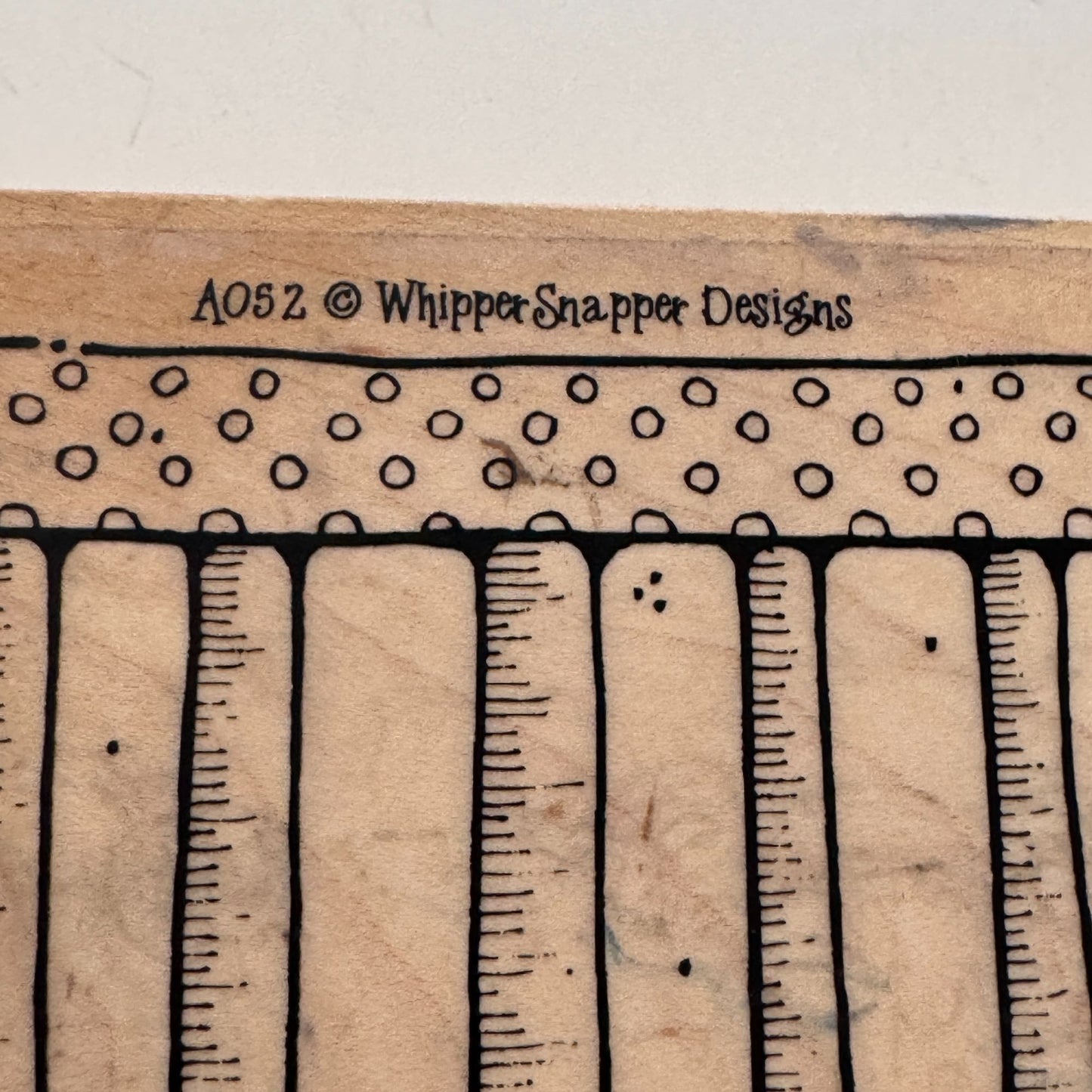 Whipper Snapper Wood Rubber Stamp Circus Train Card Making Animal Cage Craft