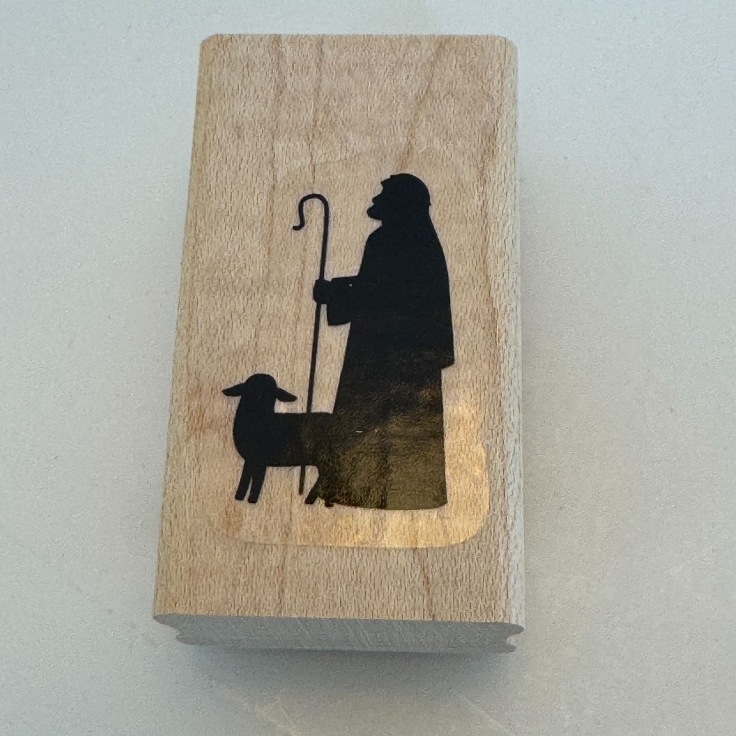Stampin Up Wood Rubber Stamp Set Night In Bethlehem Christmas Card Making Star