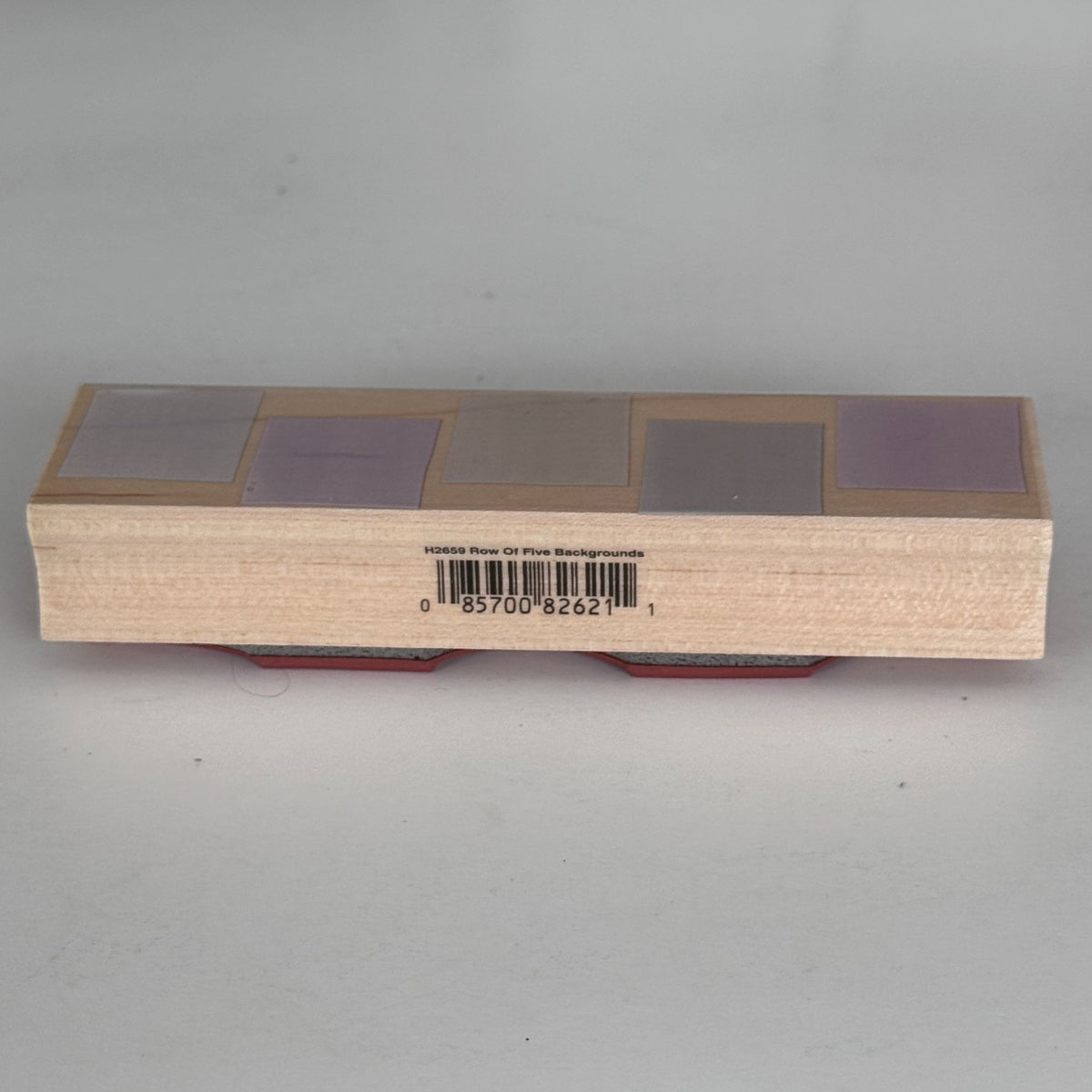 Hero Arts Rubber Stamp Row of Five Backgrounds Pattern Texture Squares Cardmaking Scrapbooking H2659