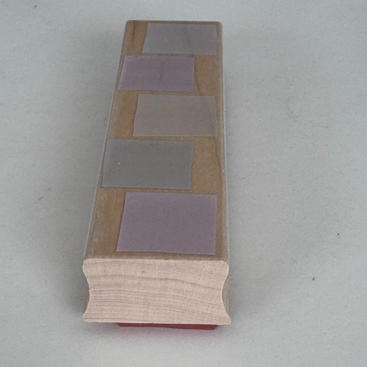 Hero Arts Rubber Stamp Row of Five Backgrounds Pattern Texture Squares Cardmaking Scrapbooking H2659