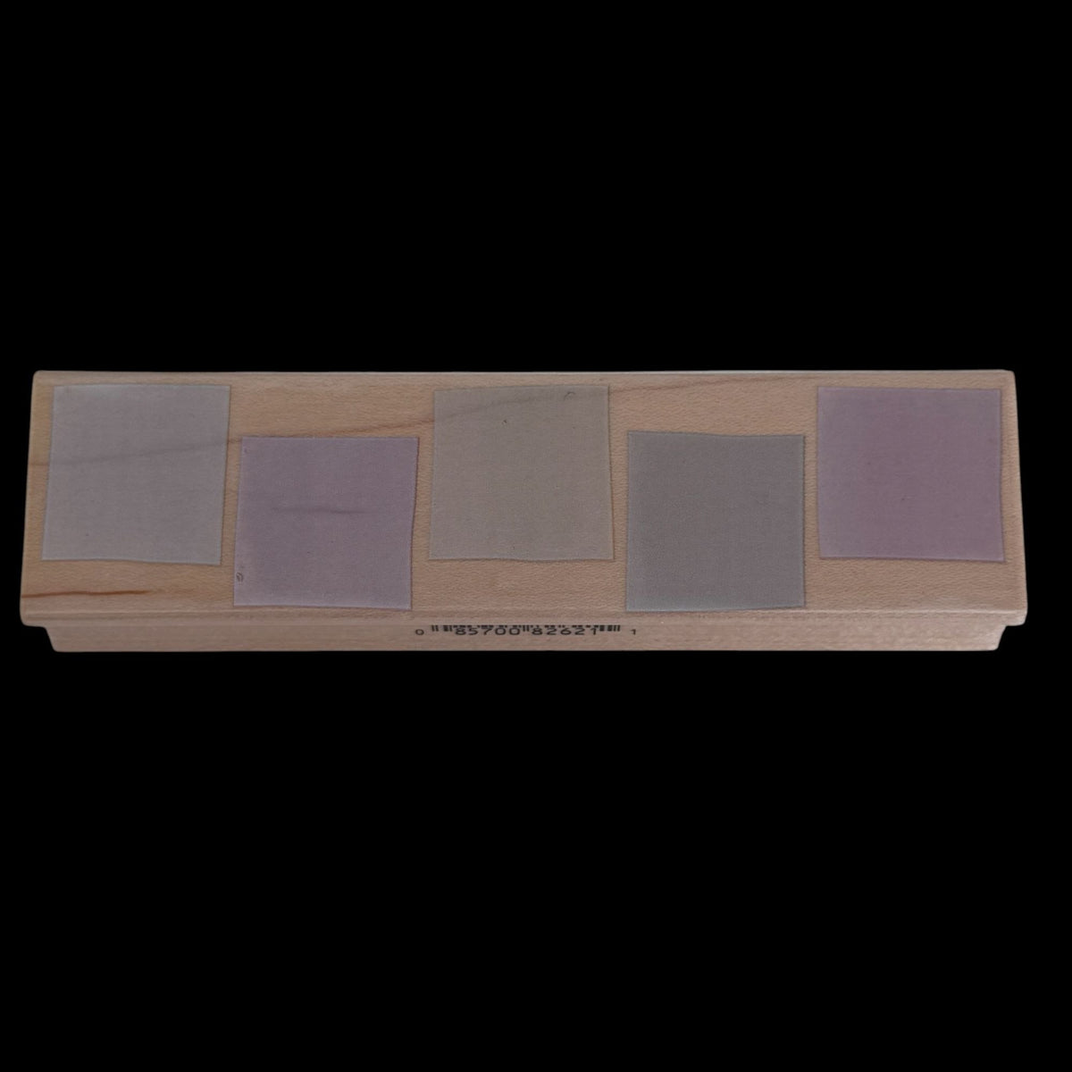 Hero Arts Rubber Stamp Row of Five Backgrounds Pattern Texture Squares Cardmaking Scrapbooking H2659