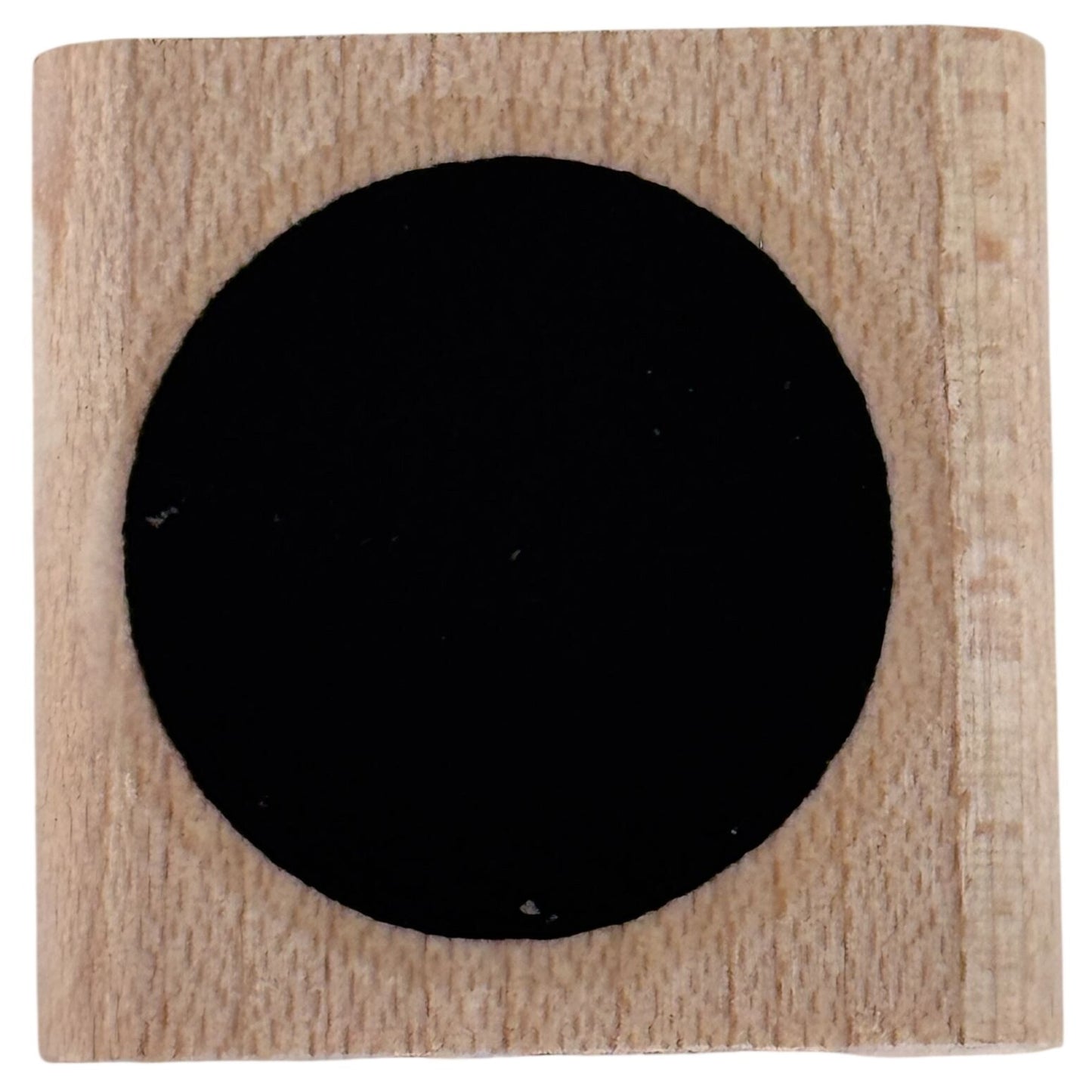 Limited Edition Rubber Stamp Solid Circle Shape Round Cardmaking Craft 3/4 inch