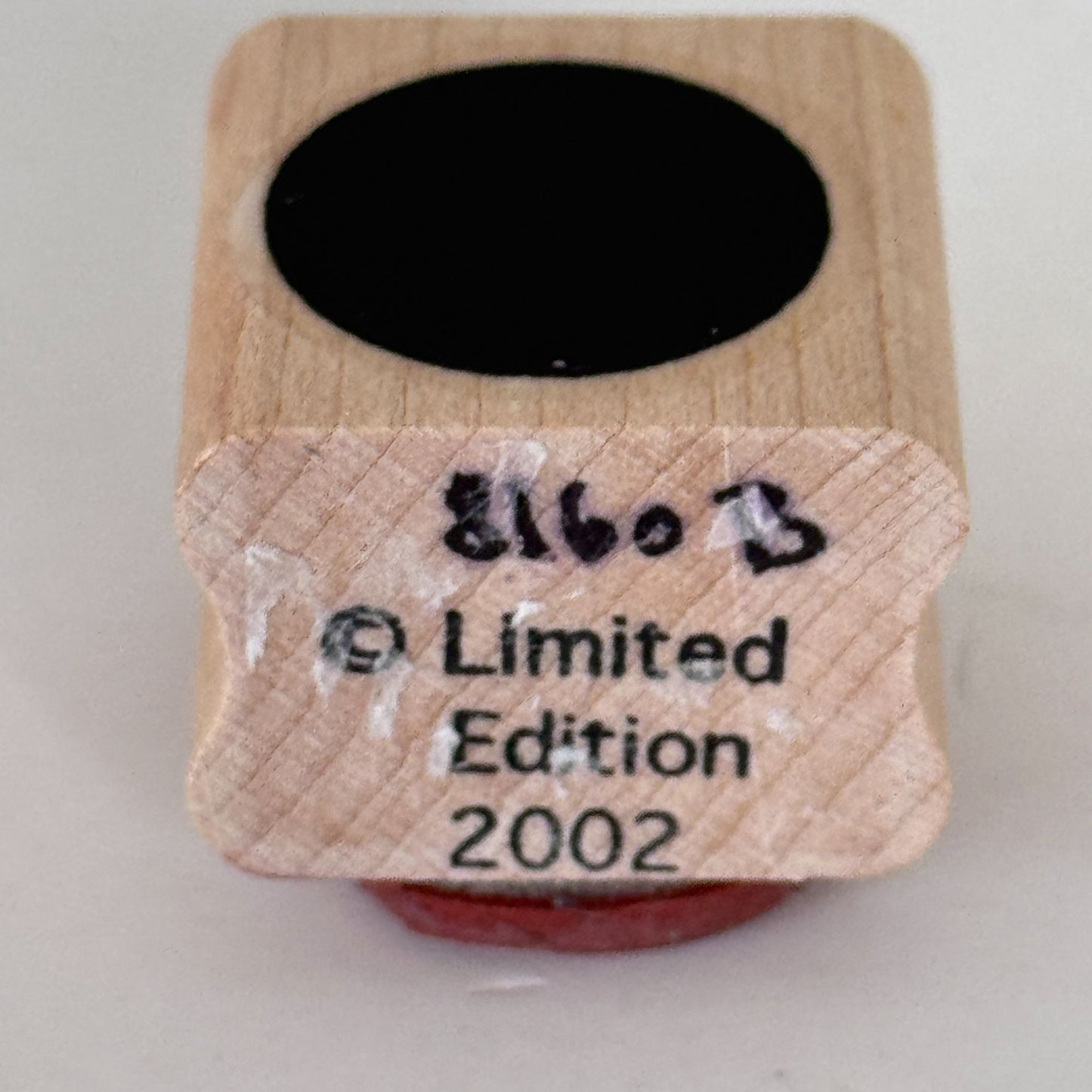 Limited Edition Rubber Stamp Solid Circle Shape Round Cardmaking Craft 3/4 inch