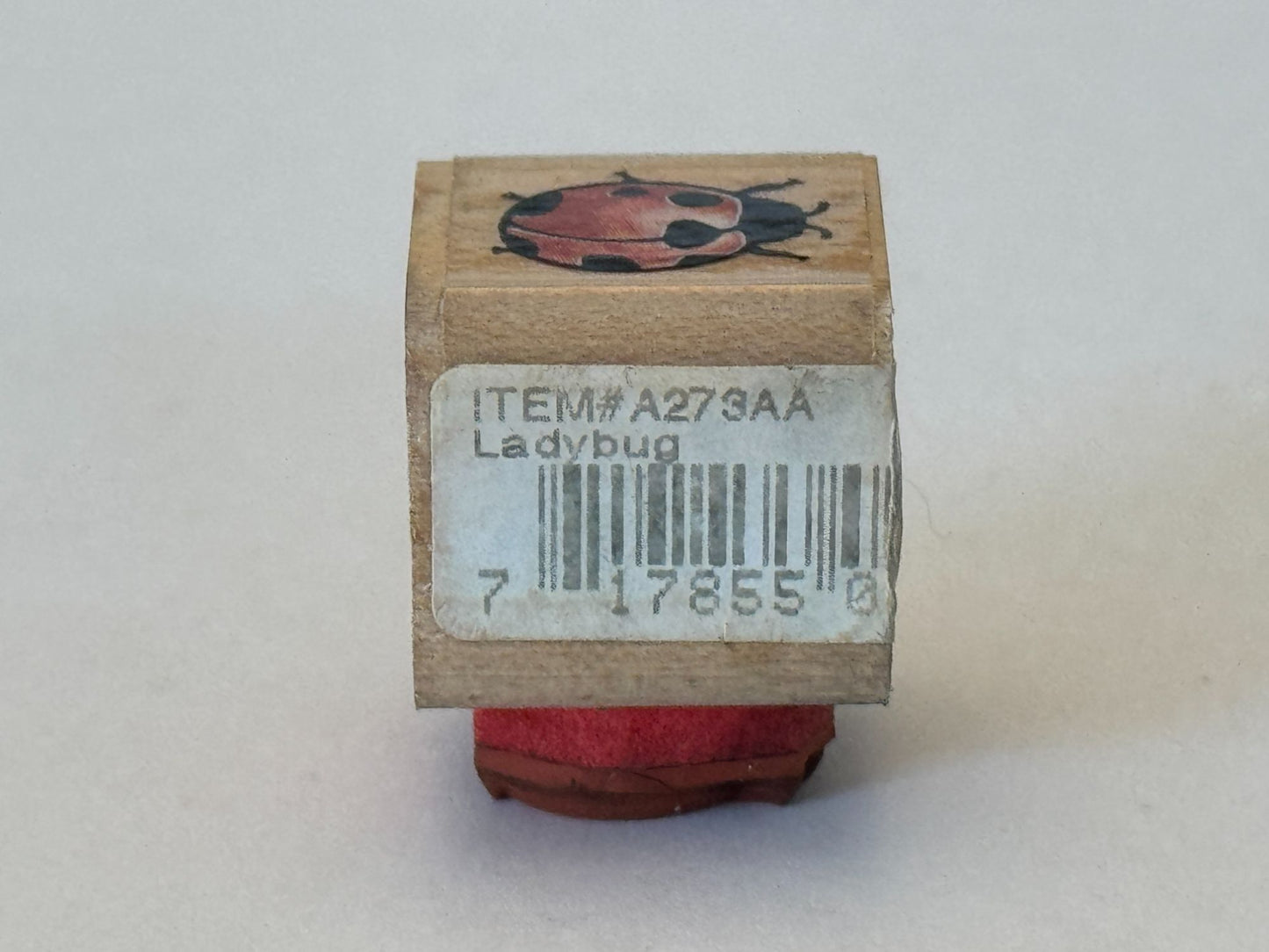 Rubber Stampede Rubber Stamp Ladybug Bug Spring Garden Card Making Crafting Tool