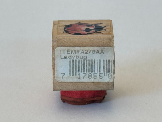 Rubber Stampede Rubber Stamp Ladybug Bug Spring Garden Card Making Crafting Tool