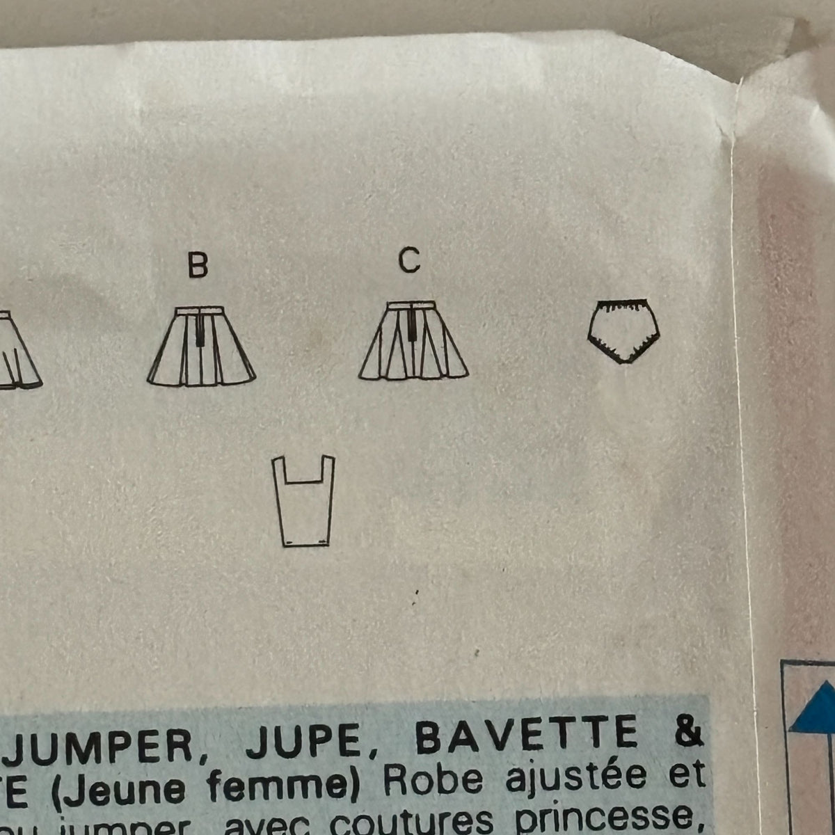Butterick Sewing Pattern 6732 Cheerleader Dress Jumper Skirt Bib Costume 12-16 Uncut Varsity Uniform
