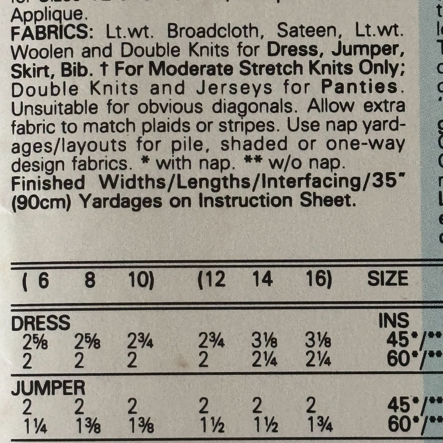 Butterick Sewing Pattern 6732 Cheerleader Dress Jumper Skirt Bib Costume 12-16 Uncut Varsity Uniform