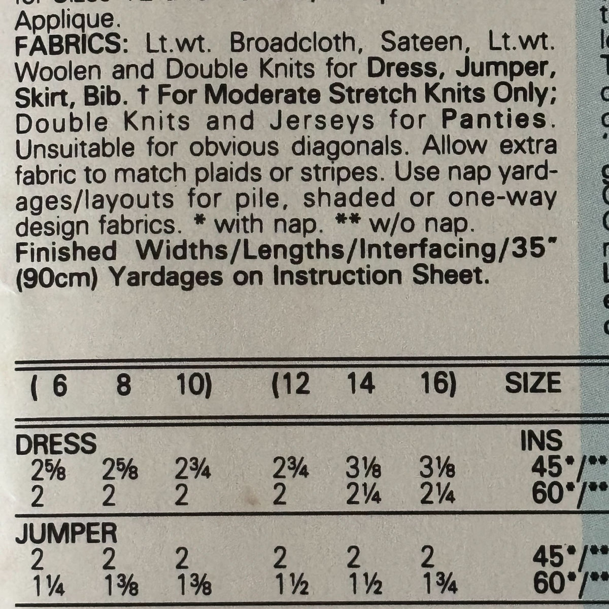 Butterick Sewing Pattern 6732 Cheerleader Dress Jumper Skirt Bib Costume 12-16 Uncut Varsity Uniform