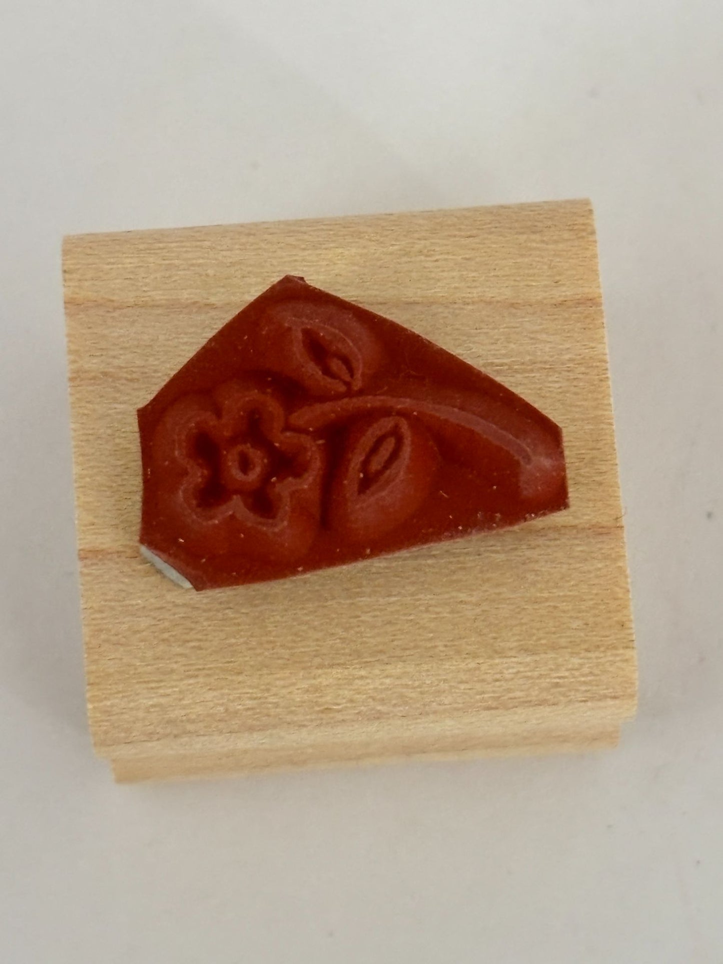 Stampin Up Rubber Stamp Flower Curved Stem Delicate Spring Garden Cardmaking
