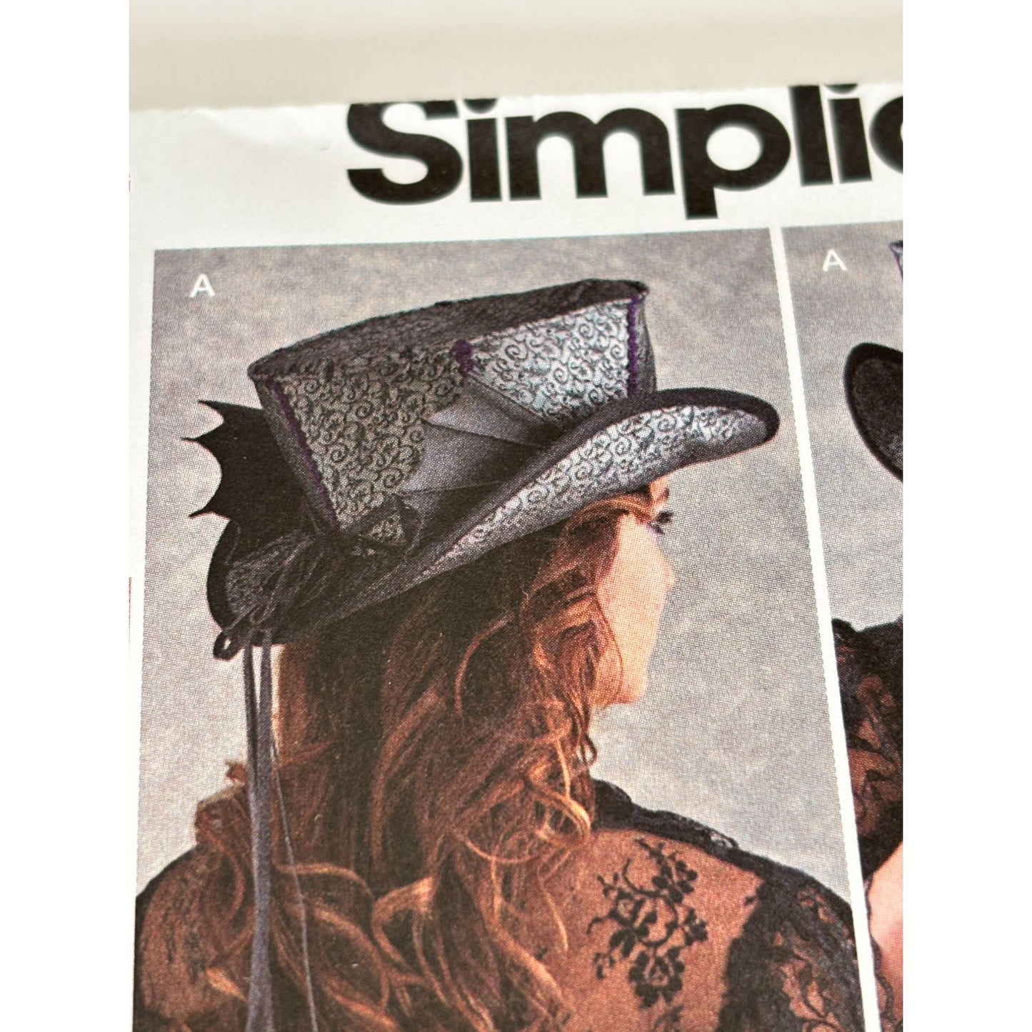 Simplicity 8361 Hat Sewing Pattern Steampunk Victorian Hats Cosplay Arkivestry Costume Millinery S-L Uncut