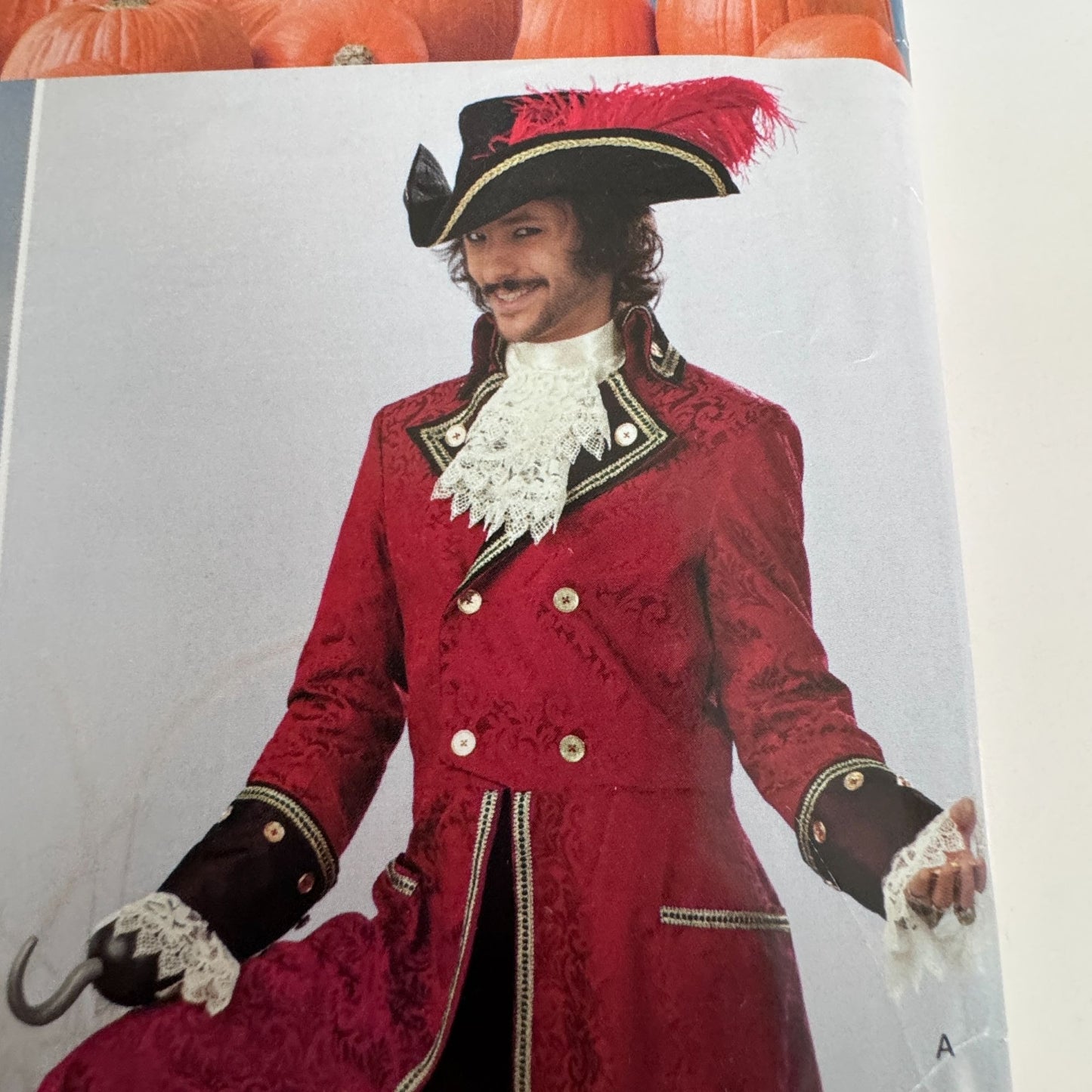 Simplicity Sewing Pattern 0806 Pirate Mad Hatter Costume Coat Mens L-XL Cosplay Uncut Halloween